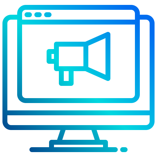 التسويق الإلكتروني - أيقونة الخدمة